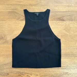 JCrew Racer Tank - Black - Large